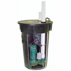 Zoeller 115 V Sewage Pump & Basin System