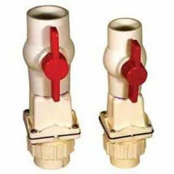 Zoeller 2 in. PVC Ball Valve/Check Valve/Union Combination
