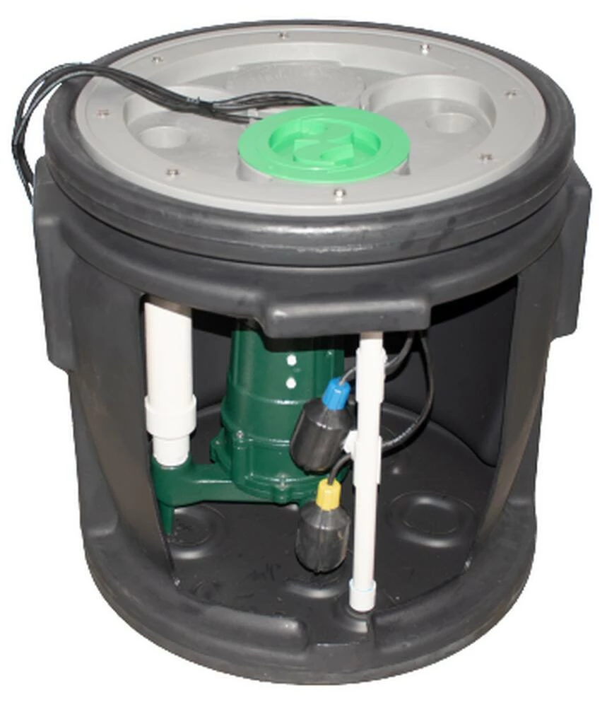 Zoeller Waste-Mate 4/10 hp 115V 9.4A 2 in. Sewage Pump System 3 Zoeller Waste-Mate 4/10 hp 115V 9.4A 2 in. Sewage Pump System