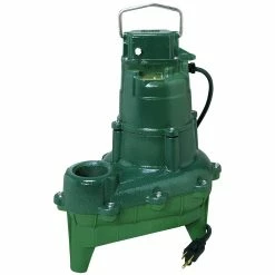 Zoeller Waste Mate 115V 4/10 HP Non Automatic Cast Iron Sewage Pump