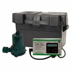 Zoeller Basement Sentry® 1-1/2 in. 12V 10 ft. Plastic PVC Sump Pump