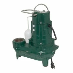 Zoeller Waste Mate 2 in. 1/2 hp Sewage Pump with Mechanical Float Switch
