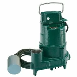Zoeller 115V 1/3 HP High Head Effluent Pump With Variable Level Float Switch